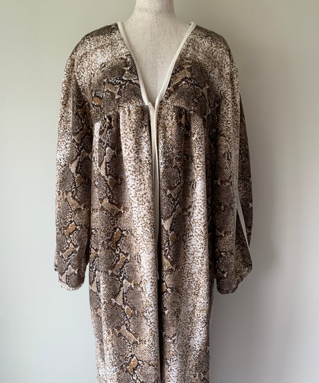 "1974's～95's" Python Print Maxi Dress
