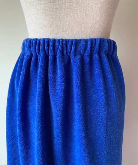 Blue wrap towel