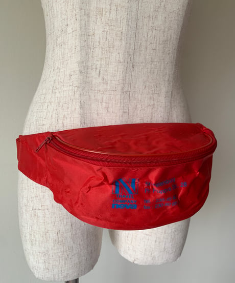 Nylon Red Waist Pouch