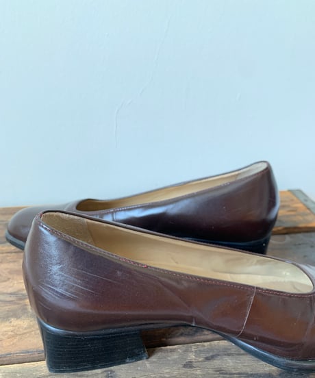 Brown Leather Pumps