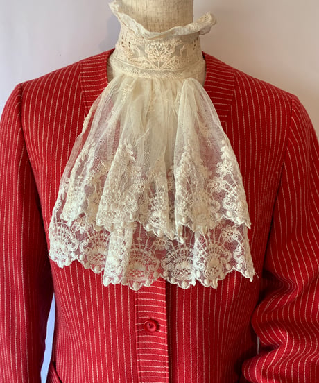 "Ralph Lauren" Lace Frill Blouse