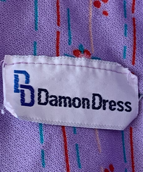 "90s" Flower Print White buttons Dress