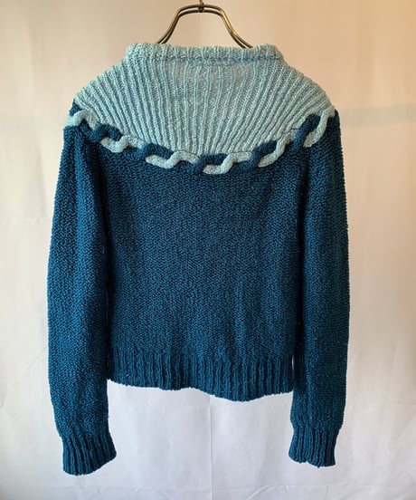 Crew Neck Wave Sweater