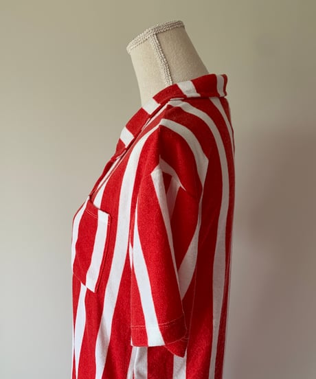Pile Fabric Stripe Combinaison