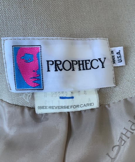 "80s" V-Neck Colorless Short Jacket