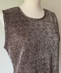 All-over Pattern Sleeveless Tops
