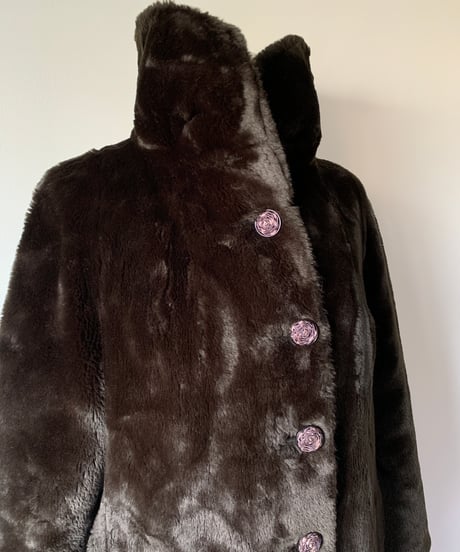 "1964's～73's" Elegant Long Fake Fur Coat