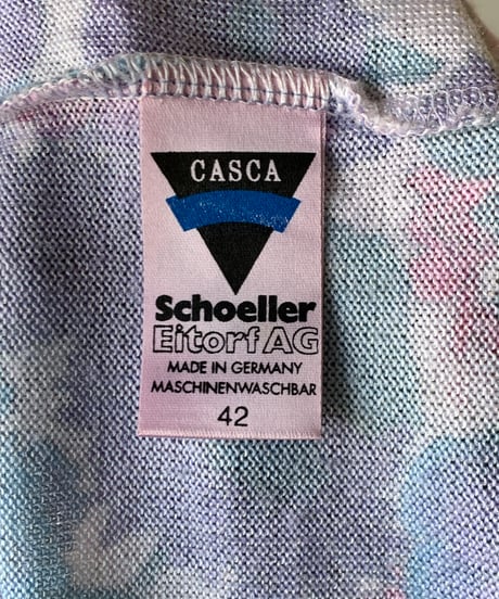 Floral Pattern Collared Sweater