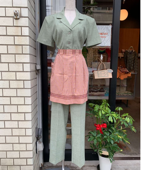 Pale Green Short Sleeve Set Up