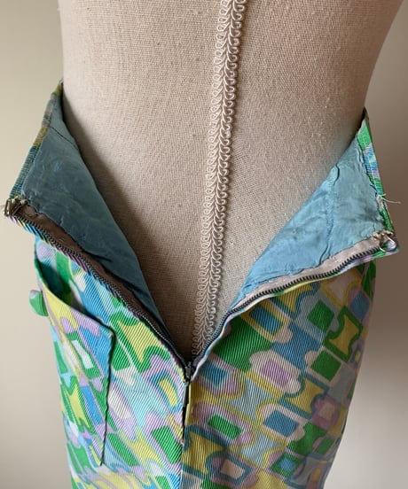 All-over print mini skirt