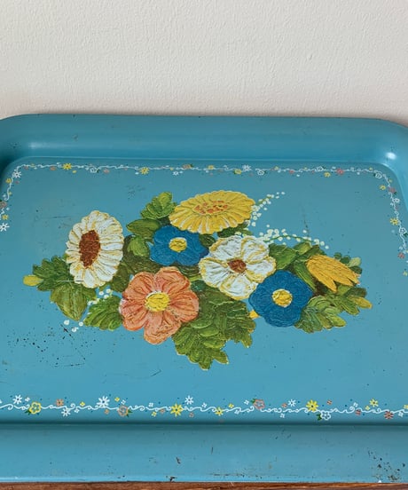 Floral Tin Tray
