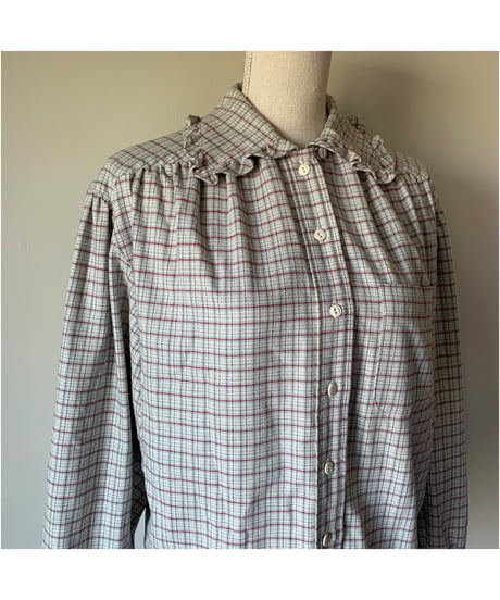 80s "RALPH LAUREN COUNTRY" Flannel Blouse