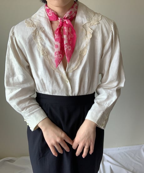Pink Floral Pattern Scarf