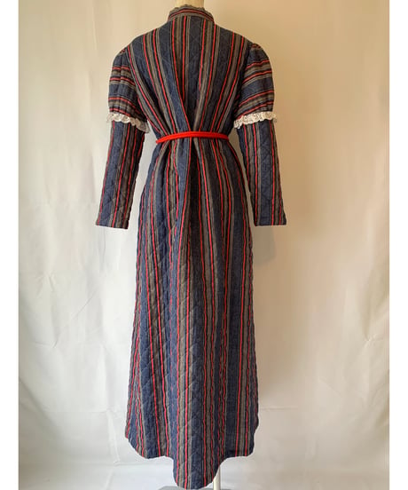 Waist Gather Quilting Dress