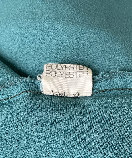 Ribbon Tie Frill Aquamarine Blouse