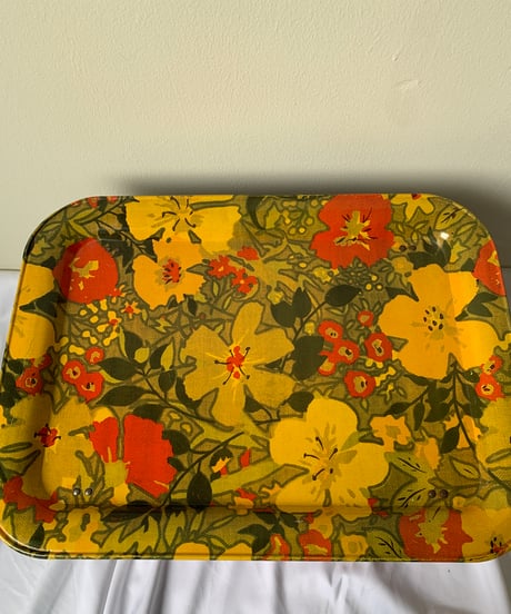 "1960s" Floral TV Tray