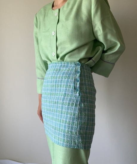 Summer Check Mini Skirt