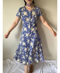 Flower Print Cotton Dress