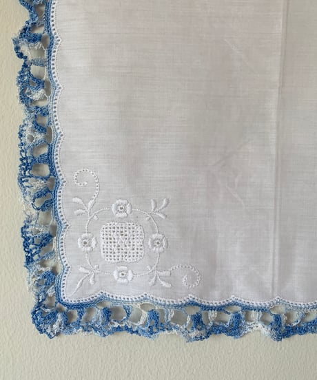 Embroidered Lace Handkerchief