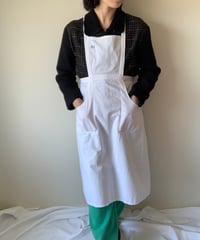 Initial embroidered apron