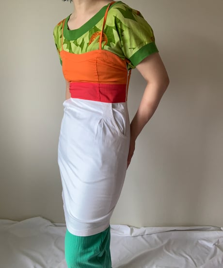 Two-tone Camisole Dress