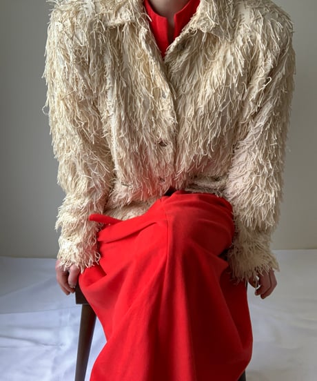 Cotton Fringe Jacket