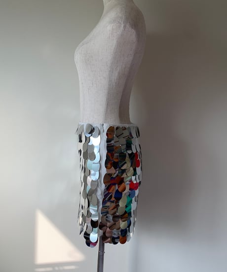 Spangle Tight Mini Skirt