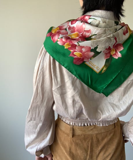 "GUCCI" Scarf -green-
