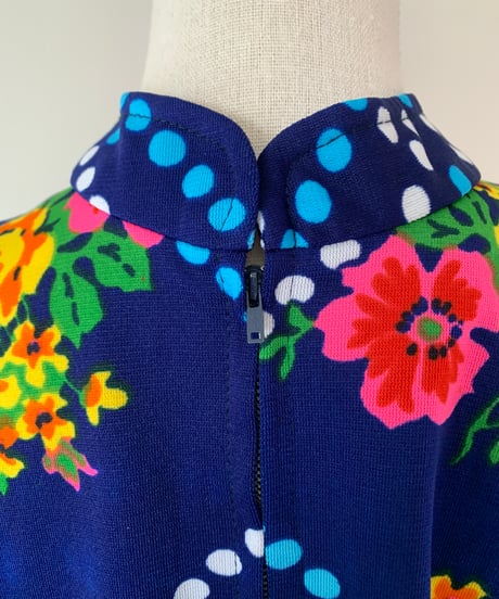 70s Floral print maxi dress