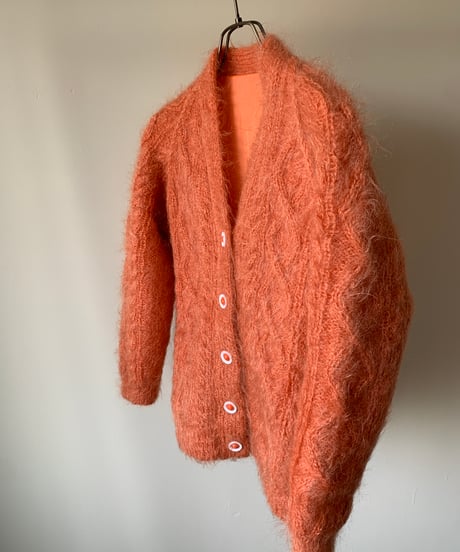 Low Gauge Liner Mohair Cardigan