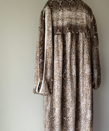 "1974's～95's" Python Print Maxi Dress
