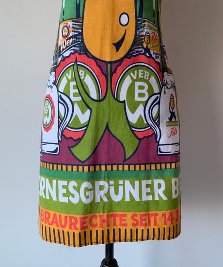 Beer Print Vintage Apron