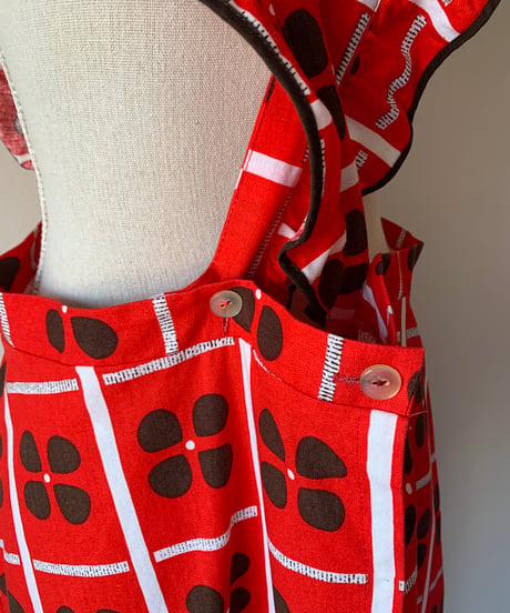 Vintage Tampere Apron Maxi Dress