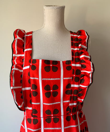 Vintage Tampere Apron Maxi Dress