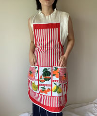 Dead Stock Fruit Print Apron