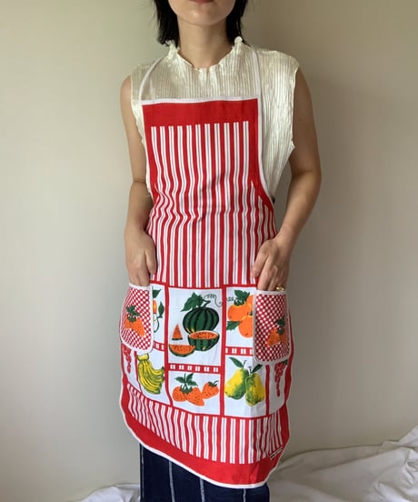 Dead Stock Fruit Print Apron