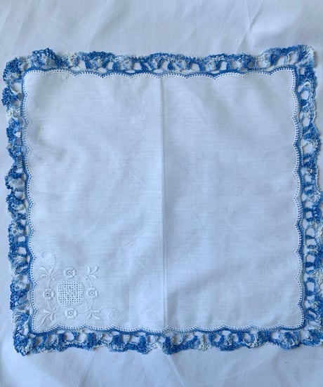 Embroidered Lace Handkerchief