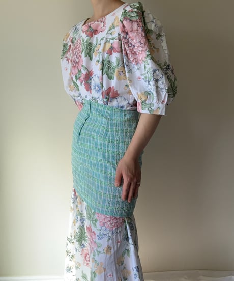 Summer Check Mini Skirt
