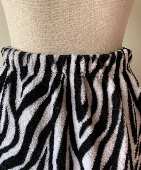 Zebra stripe wrap towel