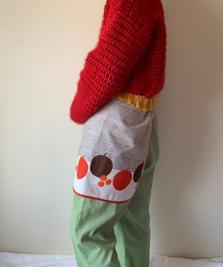 Apple Pattern Vintage Waist Apron