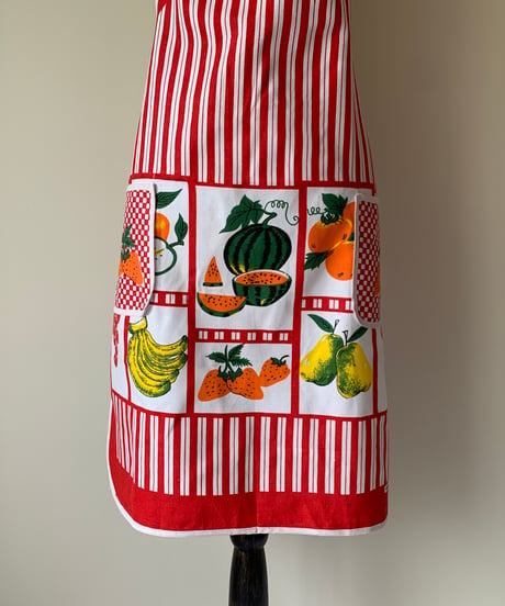 Dead Stock Fruit Print Apron