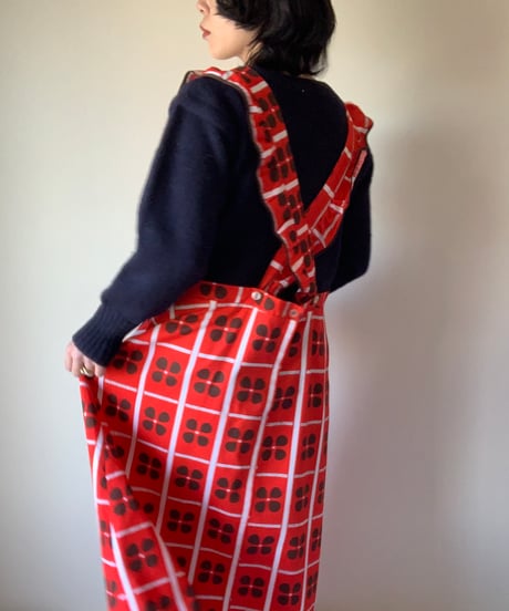 Vintage Tampere Apron Maxi Dress