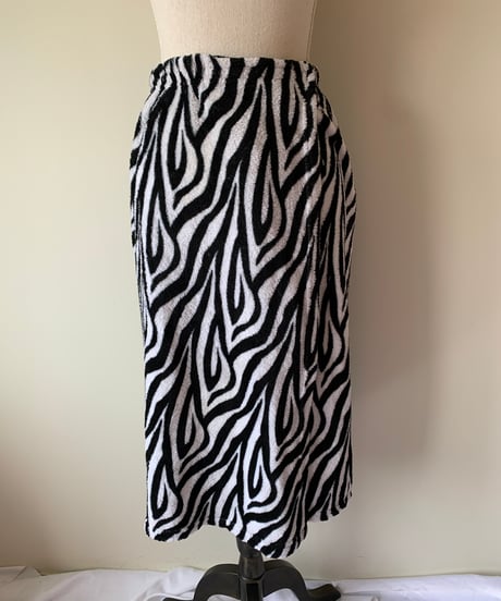Zebra stripe wrap towel