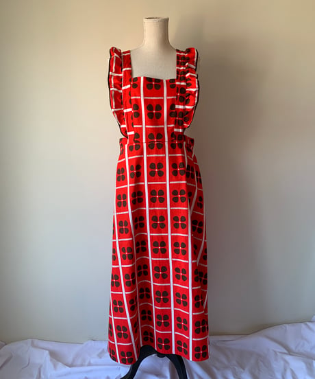 Vintage Tampere Apron Maxi Dress