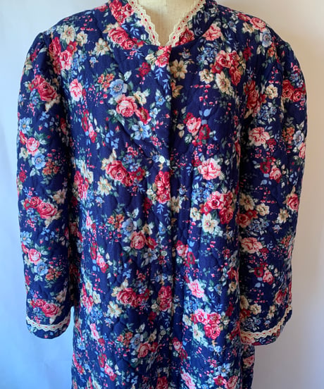 Quilting Floral Pattern Dress