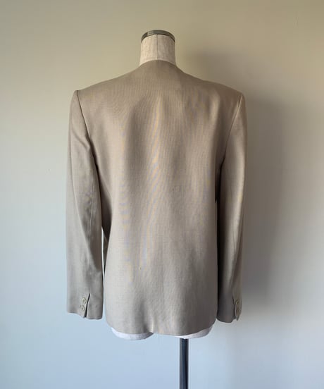 "80s" V-Neck Colorless Short Jacket