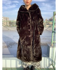 "1964's～73's" Elegant Long Fake Fur Coat