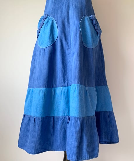 Denim Material Camisole Dress