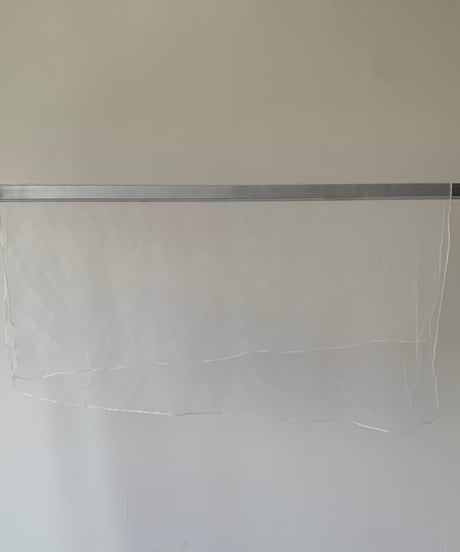 Sheer Scarf -white-