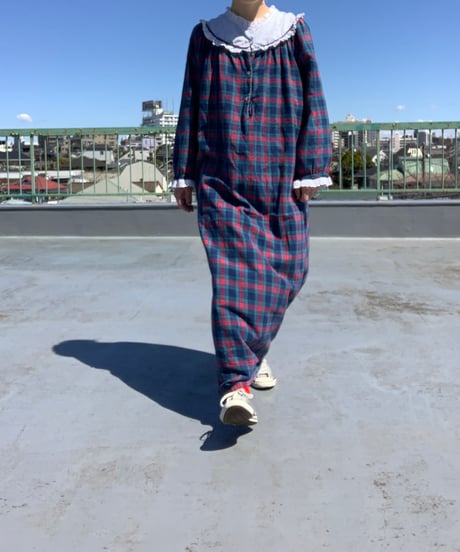 Tartan Check Maxi Dress
